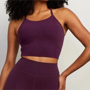 Stori Legend Cropped Shelf Tank Top Women's Size 6 Mulberry Casual NEW